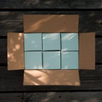 Candle delivery box of 6