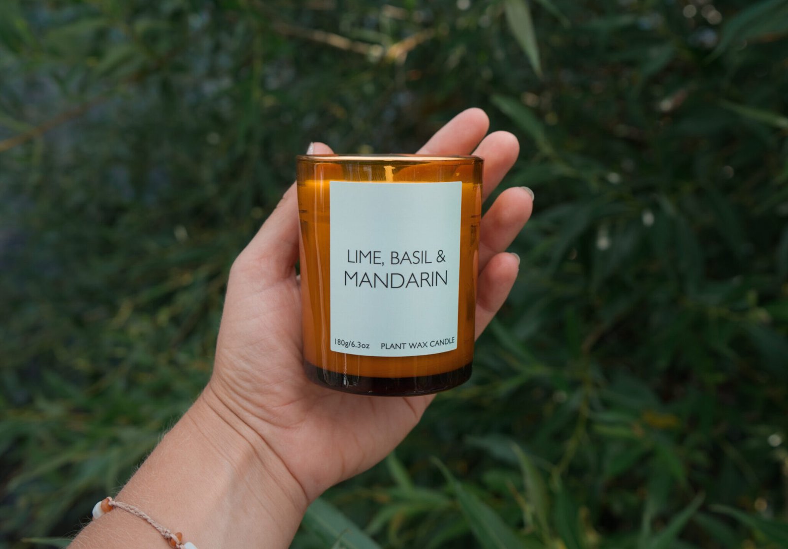 Lime, Basil & Mandarin scented candle